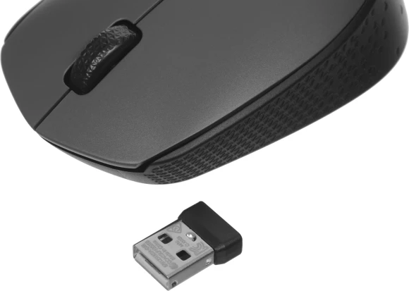 Клавиатура + мышь Logitech MK235 клав:серый мышь:серый/черный USB беспроводная Multimedia (920-007949)