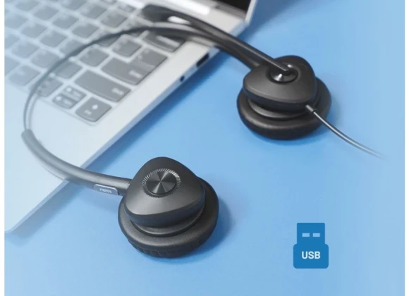 Гарнитура проводная Fanvil HT302-U черный