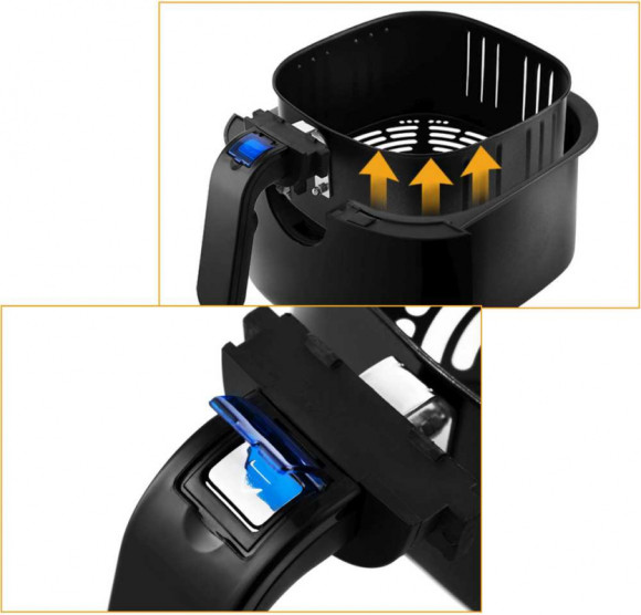 Аэрогриль Kitfort KT-2210 1400Вт черный Аэрогриль Kitfort KT-2210 1400Вт черный