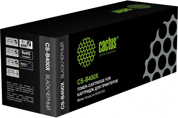 Картридж лазерный Cactus CS-B400X 106R03585 черный (24600стр.) для Xerox VersaLink B400/405