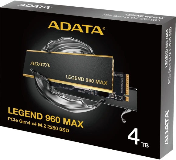 Накопитель SSD A-Data PCIe 4.0 x4 4TB ALEG-960M-4TCS Legend 960 Max M.2 2280 Накопитель SSD A-Data PCIe 4.0 x4 4TB ALEG-960M-4TCS Legend 960 Max M.2 2280