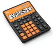 Калькулятор настольный Deli EM888A-BL голубой/белый 12-разр.