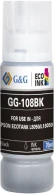 Чернила G&G GG-108BK C13T09C14A черный70мл для Epson Ecotank L8050/L18050