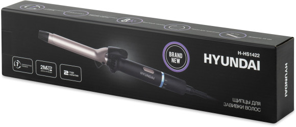 Щипцы Hyundai H-HS1422 40Вт черный макс.темп.:200С покрытие:керамико-турмалиновое Щипцы Hyundai H-HS1422 40Вт черный макс.темп.:200С покрытие:керамико-турмалиновое