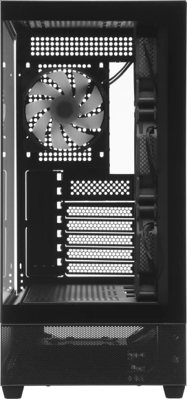 Корпус Accord ACC-ZA11B AR черный без БП ATX 3x120mm 1xUSB2.0 2xUSB3.0 audio bott PSU