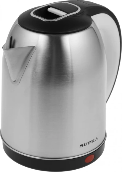 Чайник электрический Supra KES-1824 1.8л. 1500Вт серебристый/черный корпус: металл/пластик