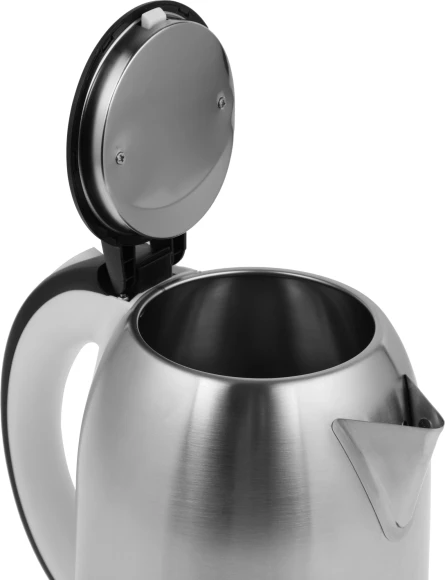 Чайник электрический Supra KES-1824 1.8л. 1500Вт серебристый/черный корпус: металл/пластик