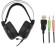 Наушники с микрофоном Оклик HS-L700G INFINITY черный 2.2м мониторные оголовье (1102308)