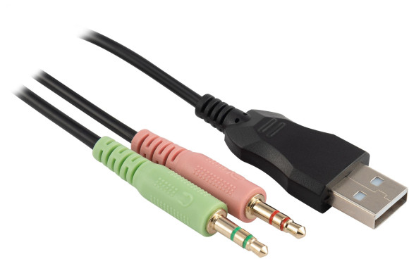 Наушники с микрофоном Оклик HS-L700G INFINITY черный 2.2м мониторные оголовье (1102308)