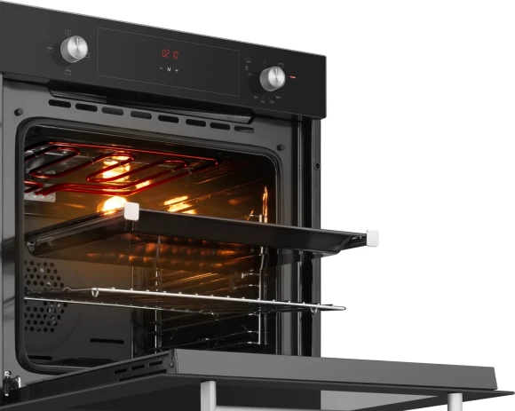 Духовой шкаф Газовый Weissgauff WGO 706 D черное стекло Духовой шкаф Газовый Weissgauff WGO 706 D черное стекло