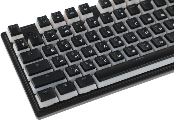 Клавиатура A4Tech S510RP механическая черный USB for gamer LED (S510RP PUDDING BLACK/BLMS RED) кабель 1.8м