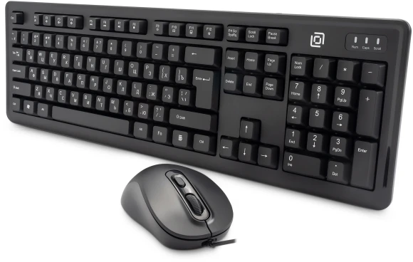 Клавиатура + мышь Оклик S605 клав:черный мышь:черный USB Multimedia Клавиатура + мышь Оклик S605 клав:черный мышь:черный USB Multimedia