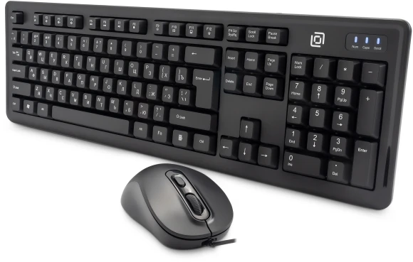 Клавиатура + мышь Оклик S605 клав:черный мышь:черный USB Multimedia Клавиатура + мышь Оклик S605 клав:черный мышь:черный USB Multimedia