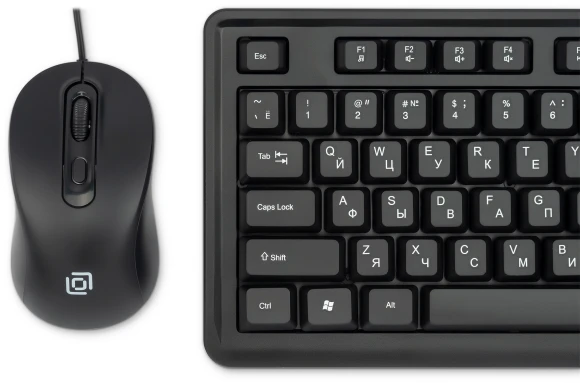 Клавиатура + мышь Оклик S605 клав:черный мышь:черный USB Multimedia Клавиатура + мышь Оклик S605 клав:черный мышь:черный USB Multimedia