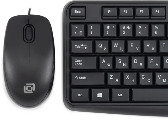 Клавиатура + мышь Оклик S603 клав:черный мышь:черный USB Клавиатура + мышь Оклик S603 клав:черный мышь:черный USB