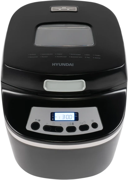 Хлебопечь Hyundai HYBM-P0613 600Вт черный/серебристый Хлебопечь Hyundai HYBM-P0613 600Вт черный/серебристый
