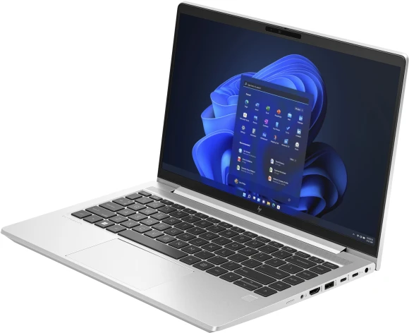 Ноутбук HP EliteBook 640 G10 Core i5 1335U 16Gb SSD512Gb Intel Iris Xe graphics 14" IPS FHD (1920x1080) Windows 11 Home 64 silver WiFi BT Cam (736H9AV)