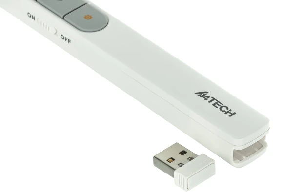 Презентер A4Tech Fstyler LP15 Radio USB (15м) белый