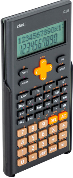 Калькулятор научный Deli E1720-black черный 10+2-разр. Калькулятор научный Deli E1720-black черный 10+2-разр.