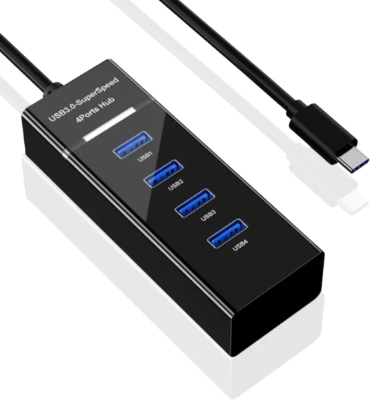 Разветвитель USB-C Digma DHUB-4USB-C-3.0 4порт. черный Разветвитель USB-C Digma DHUB-4USB-C-3.0 4порт. черный