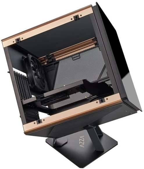 Корпус Azza Regis черный без БП ATX 5x120mm 4x140mm 2xUSB3.0 audio bott PSU