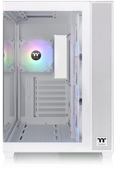 Корпус Thermaltake View 380 TG ARGB Snow белый без БП ATX 6x120mm 2x140mm 1x200mm 2xUSB3.0 audio bott PSU