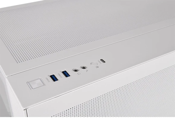 Корпус Thermaltake View 380 TG ARGB Snow белый без БП ATX 6x120mm 2x140mm 1x200mm 2xUSB3.0 audio bott PSU