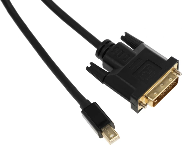 Кабель аудио-видео Buro 1.1v miniDisplayport (m)/DVI-D (Dual Link) (m) 2м. позолоч.конт. черный (BHP MDPP-DVI-2) Кабель аудио-видео Buro 1.1v miniDisplayport (m)/DVI-D (Dual Link) (m) 2м. позолоч.конт. черный (BHP MDPP-DVI-2)