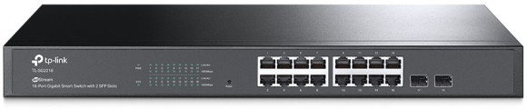 Коммутатор TP-Link SG2218 (L2+) 16x1Гбит/с 2SFP управляемый Коммутатор TP-Link SG2218 (L2+) 16x1Гбит/с 2SFP управляемый