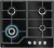 Газовая варочная поверхность Electrolux KGG64362K черный