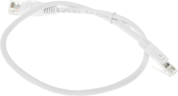 Патч-корд Lanmaster TWT-45-45-0.5-WH UTP RJ-45 вил.-вилка RJ-45 кат.5E 0.5м белый ПВХ (уп.:1шт)