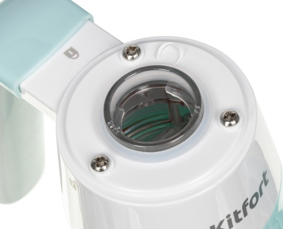 Отпариватель ручной Kitfort КТ-928-3 600Вт бирюзовый/белый Отпариватель ручной Kitfort КТ-928-3 600Вт бирюзовый/белый