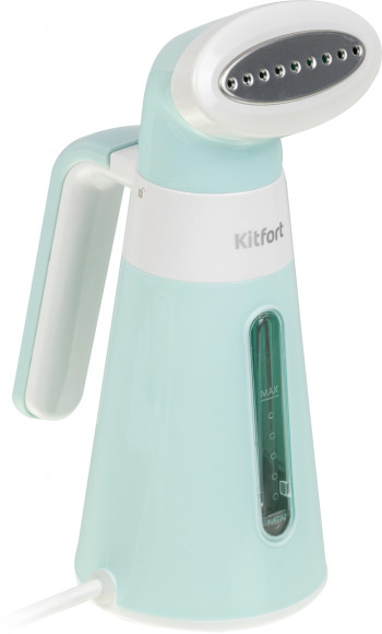 Отпариватель ручной Kitfort КТ-928-3 600Вт бирюзовый/белый Отпариватель ручной Kitfort КТ-928-3 600Вт бирюзовый/белый