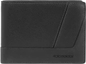 Кошелек мужской Piquadro Carl PU257S129R/N черный натур.кожа Кошелек мужской Piquadro Carl PU257S129R/N черный натур.кожа