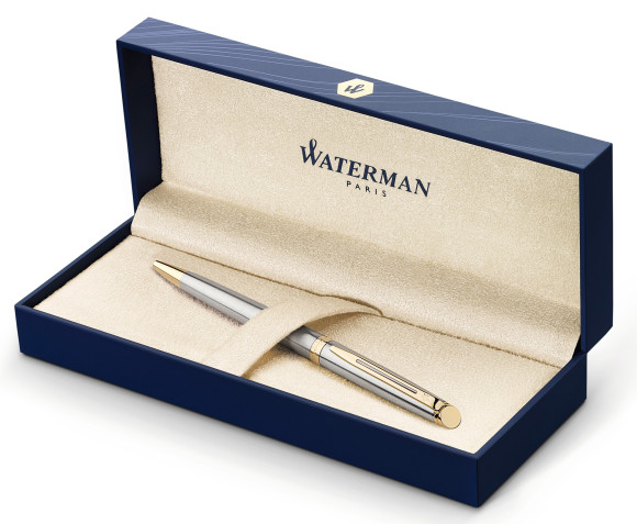 Ручка шариков. Waterman Hemisphere (S0920370) Steel GT M син. черн. подар.кор. Ручка шариков. Waterman Hemisphere (S0920370) Steel GT M син. черн. подар.кор.