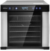 Сушка для фруктов и овощей Kitfort KT-1916 6под. 650Вт черный Сушка для фруктов и овощей Kitfort KT-1916 6под. 650Вт черный