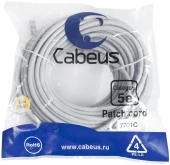 Патч-корд Cabeus PC-UTP-RJ45-CAT.5E-20M U/UTP RJ-45 вил.-вилка RJ-45 кат.5E 20м серый ПВХ Патч-корд Cabeus PC-UTP-RJ45-CAT.5E-20M U/UTP RJ-45 вил.-вилка RJ-45 кат.5E 20м серый ПВХ