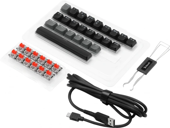 Клавиатура A4Tech Bloody S98 механическая красный USB for gamer LED (SPORTS RED) кабель 1.8м