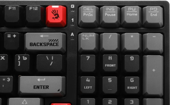 Клавиатура A4Tech Bloody S98 механическая красный USB for gamer LED (SPORTS RED) кабель 1.8м