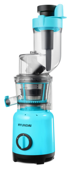 Соковыжималка шнековая Hyundai HY-JS6534 300Вт рез.сок.:1200мл. светло-синий