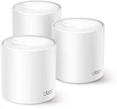 Бесшовный Mesh роутер TP-Link Deco X50 Pro (DECO X50 PRO(3-PACK)) AX3000 100/1000/2500BASE-T белый (упак.:3шт)