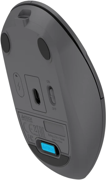 Мышь A4Tech Fstyler FG15C Air2 серый оптическая 1200dpi беспров. USB для ноутбука 3but