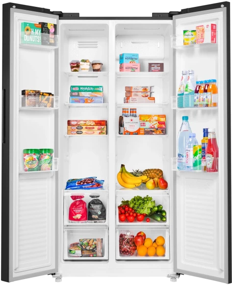 Холодильник Maunfeld MFF177NFBE 2-хкамерн. черный инвертер Холодильник Maunfeld MFF177NFBE 2-хкамерн. черный инвертер