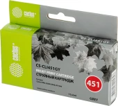 Картридж струйный Cactus CS-CLI451GY серый (12мл) для Canon MG6340/5440/IP7240 с чипом