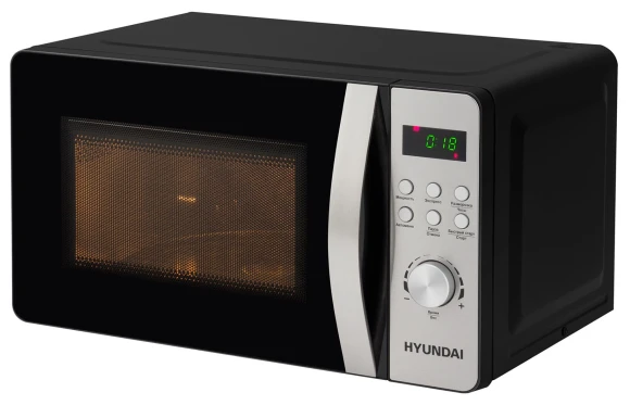 Микроволновая Печь Hyundai HYM-D2074 20л. 700Вт черный/серебристый Микроволновая Печь Hyundai HYM-D2074 20л. 700Вт черный/серебристый