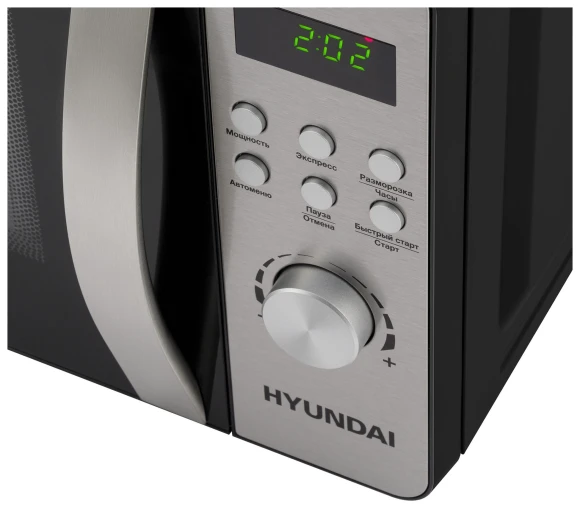 Микроволновая Печь Hyundai HYM-D2074 20л. 700Вт черный/серебристый Микроволновая Печь Hyundai HYM-D2074 20л. 700Вт черный/серебристый