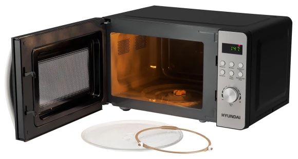 Микроволновая Печь Hyundai HYM-D2074 20л. 700Вт черный/серебристый Микроволновая Печь Hyundai HYM-D2074 20л. 700Вт черный/серебристый