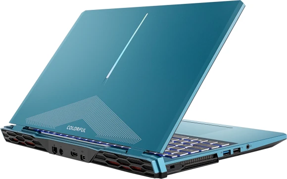 Ноутбук Сolorful Evol P15 23 Core i5 12450H 16Gb SSD512Gb NVIDIA GeForce RTX4060 6Gb 15.6" IPS FHD (1920x1080) Windows 11 Home Multi Language 64 blue WiFi BT Cam (A10003400430)