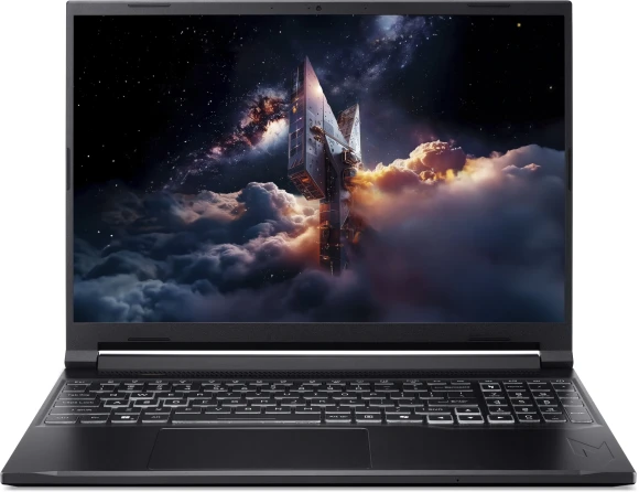 Ноутбук Acer Nitro V 16S ANV16S-41-R570 Ryzen 7 260 32Gb SSD1Tb NVIDIA GeForce RTX 5060 8Gb 16" IPS WQXGA (2560x1600) без ОС black WiFi BT Cam (NH.U03CD.003)