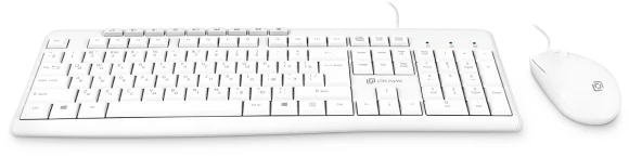 Клавиатура + мышь Оклик S650 клав:белый мышь:белый USB Multimedia (1875257) Клавиатура + мышь Оклик S650 клав:белый мышь:белый USB Multimedia (1875257)